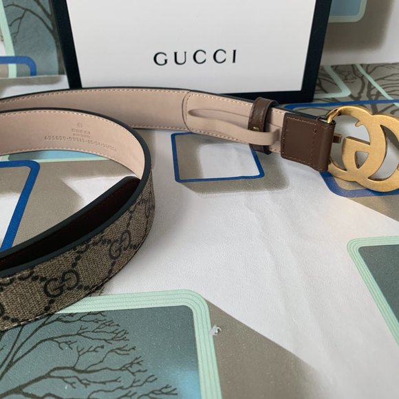GG thin belts with Double G buckle main image 5